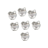 10 Pcs Small Apple charms for jewelry making size about 12mm