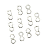 25 Pcs Pkg. Close double Jump ring for jewelry making