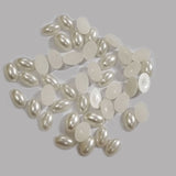 500 Pcs Oval Arcrylic flux cabochon rhinestones for art and crafts in size abut 4x6mm