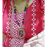 Ethnic Jewelry necklace with earrings