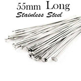 50 Gram Pack 55mm head pin jewelry making essential components raw materials