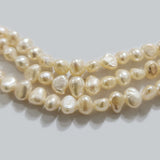 Freshwater Real Pearl Sold Per line in size Approximately 5~6mm and length about  14  1/12 Inches Long