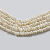 Freshwater Real Pearl Sold Per line in size Approximately 3~4mm and length about  16 Inches Long