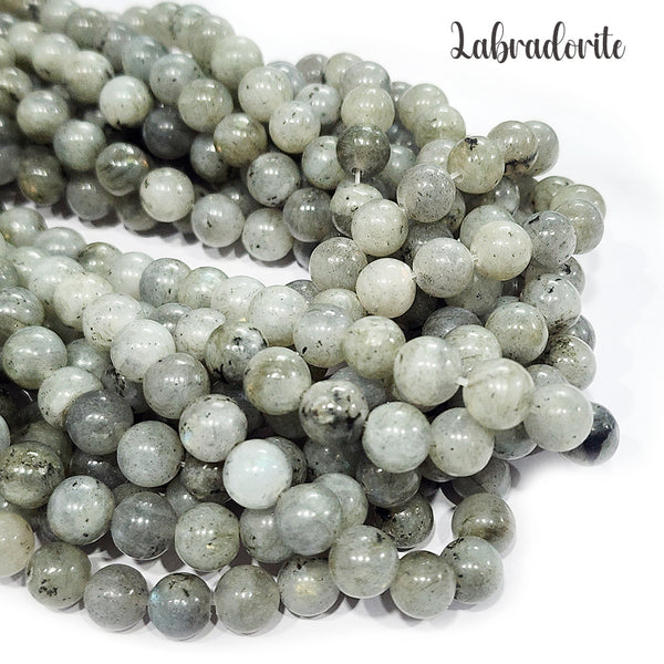 LABRADORITE SEMI PRECIOUS BEADS MM ROUND'45-46 BEADS APPROX' SOLD BY PER LINE PACK