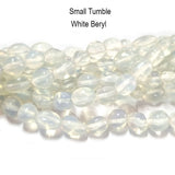 White Beryl 6~9mm Small Tumble Approx 55 Beads