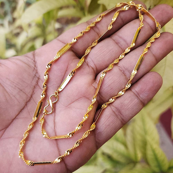 5 Meters Gold plated chain for jewelry making size approx 2.5mm