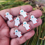 4 PIECES PACK' 22x12 MM' RESIN ASTRONAUT CHARMS