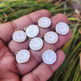 4 PIECES PACK' 15 MM' ENAMEL WATCH CHARMS