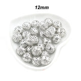 25pcs,12mm Size Hollow Ball (Jali Ball) Flower Beads Metal Charms Silver Plated Filigree Spacer Beads For Jewelry Making
