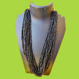On Sale !!Multi Strands 20 to 30 Row glass beads necklace