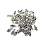 100/Pcs Lot small charms oxidized diamond shape mini charms for jewelry adorments
