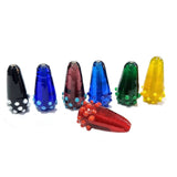 14 Pcs Artistic Lampwork Beads Set of 7 Colors (each color 2 pcs)