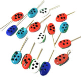 50 Pcs Mix Pack, Fruit glass Charms for jewelry making