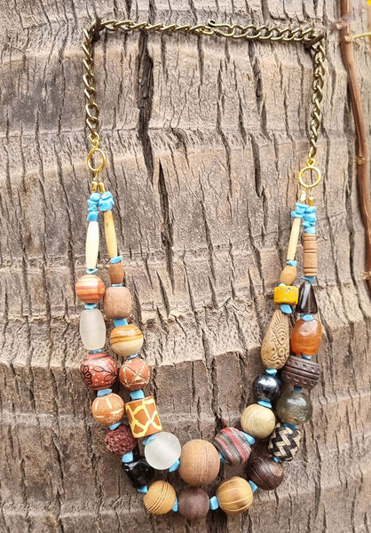 Customer designs views 500 Gram Pack Lot, Old and rare beads for jewelry artist used, contemporary jewelry making