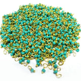 500 Pcs Pack Loreal Charm tiny with handmade wire loop best for adornment for earring, pendant jewelry