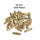20 PIECES PACK' 14 MM, BARREL SCREW CLASPS FOR MAKING JEWELLERY' SUPER QUALITY BRASS MADE