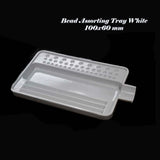 Bead Assorting tray Sold By Per Piece Pack' 100x60 mm' White'