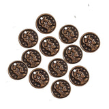 100pcs Pkg. Antique Bronze Plated Filigree Charms Jewelry Making Findings in size about 14x15mm