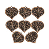 100pcs Pkg. Antique Bronze Plated Filigree Charms Jewelry Making Findings in size about 17x17mm