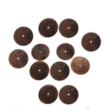 100pcs Pkg. Antique Bronze Plated Filigree Charms Jewelry Making Findings in size about 15mm
