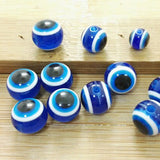 20 PCS PACK 7.5-8 MM SMALL SIZE EVIL EYE BEADS