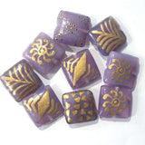 Size 20X7mm, 10 PCS PACK, HANDMADE ETHNIC INDIAN TRADE HAND BRUSHED PAINTED BEADS. FAST BEADS.