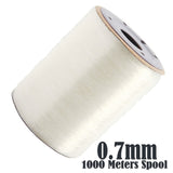1000 METERS PACK' 0.7 MM SIZE ELASTIC CORD FOR BRACELETS MAKING