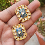 30x25 MM HANMADE KUNDAN COMPONENT BEADS SOLD BY PER PIECE PACK