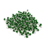 Loreal Charms for Jewelry making adornment Pack of 100/pcs Green Opaque