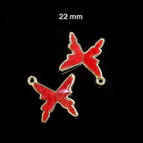 2 Pcs Pack New Trend Resin Small Charms jewellery making findings Pendants