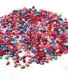 Pearlized finish Rhinestones Mix Color Oval Shape 4x6mm Size 1440 Pieces Pack