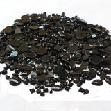 Jet finish Rhinestones Black Color Assorted Shape 3-10mm Size 1440 Pieces Pack