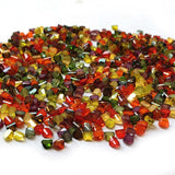 Crystal finish Rhinestones Mix Color Teeth Shape 4mm Size 1440 Pieces Pack