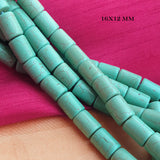 16x12 mm Turquoise Gemstone Beads, Sold by Strand about 15" about 20 Beads