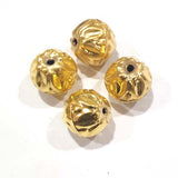 21x19mm Light Weight large size metal beads, Sold Per pack of 10 Pcs