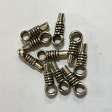 20 Pcs Alloy Spacer Bead Bar, silver plated