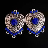 38x25 mm Beautiful Stone Studded Earring Making Material Sold by per Pair pack