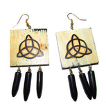 Fashion Earrings Bold and Beautiful !. Metarial:- Horn