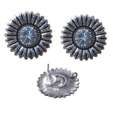 25 mm Stone Studded Earring studs sold by per pair pack (Semi precious Stone Studded)