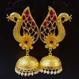''EXCLUSIVE'' 70 mm,Hand Crafted Kundan Earrings Sold by per Pair pack
