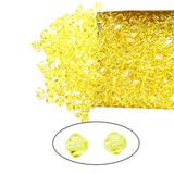 500 Pcs Topaz Light Yellow bicone crystal glass beads 4mm size for jewellery making