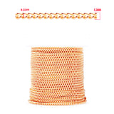 2 meters best quality of thin rose gold plated jewelry making chain