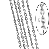 2 Pieces Pack of 75-80 Cm Long Chains Nickle Antique Silver Plated Jewelry Making Chain best quality