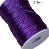 10 Meter Pack' Size About 2.5mm~3mm , This Silk cords known as Rat Tail Beading Cords
