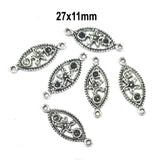 20 Pcs Pkg. Jewelry making Connector in size about 27x11mm