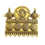Maa Kali Face Large Pendant Gold, Size about 70mm