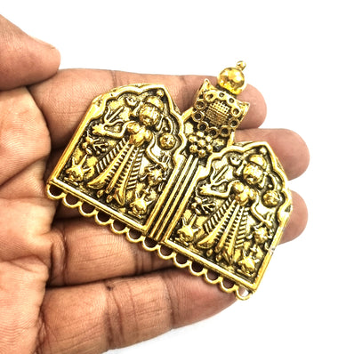 MAA KALI FACE LARGE PENDANT Gold, SIZE ABOUT 70MM
