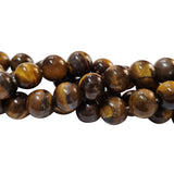 10 MM, TIGER EYE ' SEMI PRECIOUS BEADS JEWELRY MAKING, NATURAL AND AUTHENTIC GEMSTONE BEADS' 36-37 BEADS