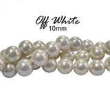 39~41pcs/Strand-line Natural Italian Shell Pearl Beads Round Loose Spacers for DIY Necklace Bracelet Jewelry Making Beading Supplies in size about 10mm