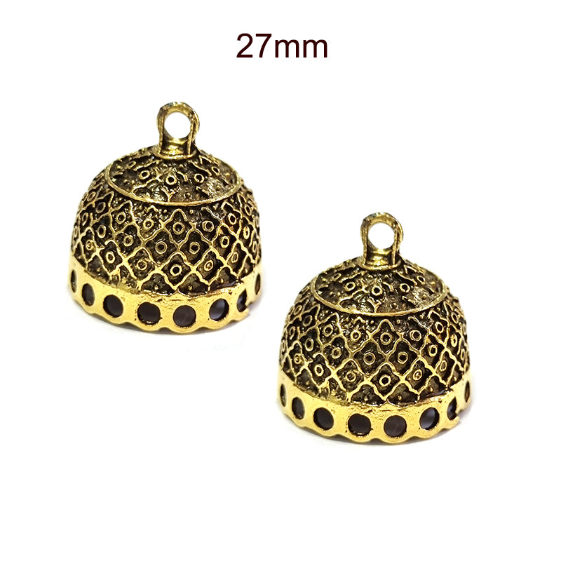 Ayesha Earrings  Buy Ayesha Set of Three Oxidized Gold Toned Pearl   Ghungroo Studded Jhumka Stud  Hoop Earrings Online  Nykaa Fashion